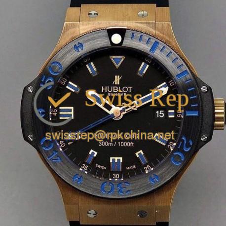 Replica Hublot Big Bang King Rose Gold Black Dial Swiss 7750