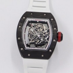 RM055 KVF V3 NTPT White Dial Red Crown M8215