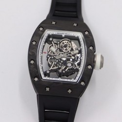 RM055 KVF V3 NTPT White Dial Black Rubber Strap M8215