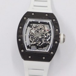 RM055 KVF V3 NTPT White Dial White Crown M8215