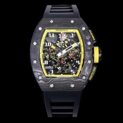 RM011 Chrono KVF NTPT Yellow Dial 7750