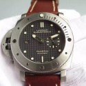 Replica Panerai Luminor Submersible 1950 PAM 569 Titanium Black Dial Swiss P9000