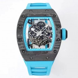 RM055 Yas Marina Circuit ZF NTPT Blue Dial Blue Rubber Strap NH05A V3