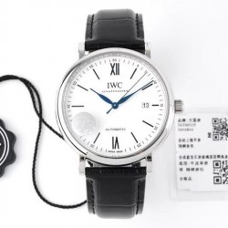 Portofino Automatic 150 Years IW356519 ZF SS White Dial M9019