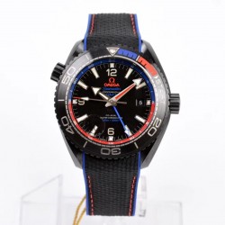 Seamaster Planet Ocean 600M GMT ETNZ Deep Black 45.5mm VSF Ceramic Black Dial 8906