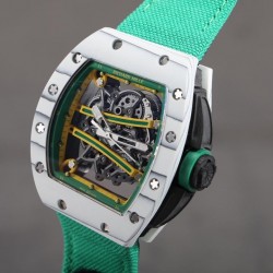 RM61-01 Yohan Blake NTPT ZF Yellow Dial Green Nylon Strap Seiko NH05A