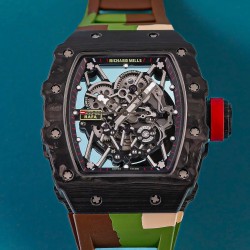 RM35-02 Rafa Nadal KUF NTPT Camouflage Rubber Strap Seiko NH05A