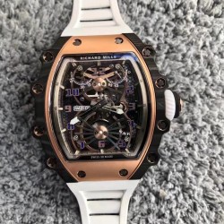 RM21-01 RMF Tourbillon Aerodyne Rose Gold Skeleton Dial Tourbillon