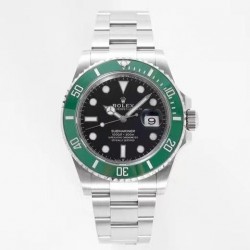 Submariner Date 41 126610 LV Kermit Clean Factory SS 904L Black Dial VR 3235