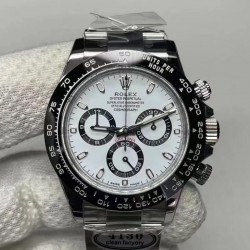 Daytona 116500 LN Clean Factory SS 904L White Dial 4130