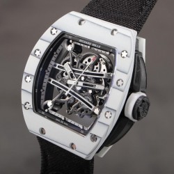 copy of RM61-01 Yohan Blake NTPT ZF White Dial Black Nylon Strap Seiko NH05A