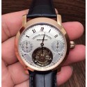 Replica Audemars Piguet Jules Audemars Tourbillon Rose Gold White Dial Swiss Tourbillon