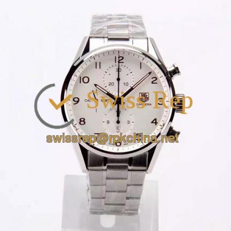 Replica Tag Heuer Carrera Calibre 1887 Stainless Steel White Dial Swiss 1887