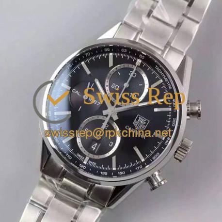 Replica Tag Heuer Carrera Calibre 1887 Stainless Steel Black Dial Swiss 1887