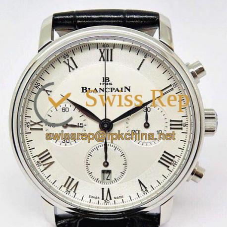 Replica Blancpain Villeret Stainless Steel White Dial Swiss 7750