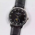 Replica Vacheron Constantin Patrimony 81180 Stainless Steel Diamonds & Black Dial Swiss 2450SC