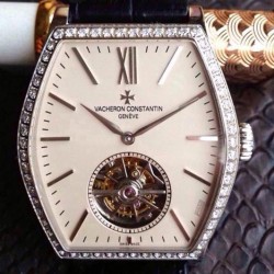 Malte Tourbillon SS & Diamonds Cream Dial Tourbillon