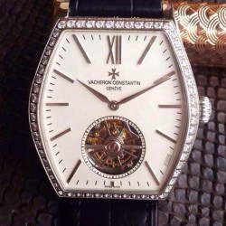 Malte Tourbillon SS & Diamonds White Dial Tourbillon