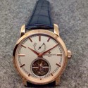 Replica Vacheron Constantin Patrimony Tourbillon Rose Gold White Dial Swiss Tourbillon