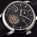 Replica Vacheron Constantin Patrimony Tourbillon Stainless Steel Black Dial Swiss Tourbillon