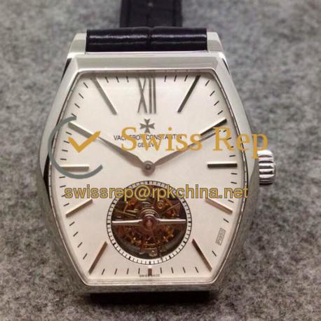 Replica Vacheron Constantin Malte Tourbillon Stainless Steel White Dial Swiss Tourbillon