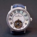 Replica Jaeger-LeCoultre Rendez Vous Tourbillon Stainless Steel & Diamonds Diamonds & Pearl Dial Swiss Tourbillon