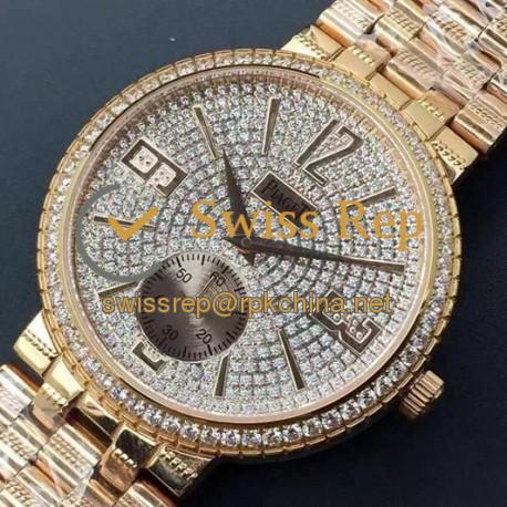 Replica Piaget Dancer Rose Gold & Diamonds Rose Gold Bracelet Diamonds Dial Swiss 2824