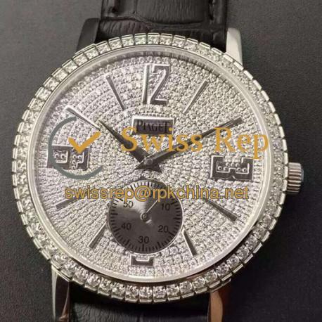 Replica Piaget Dancer Stainless Steel & Diamonds Diamonds Dial Swiss 2824