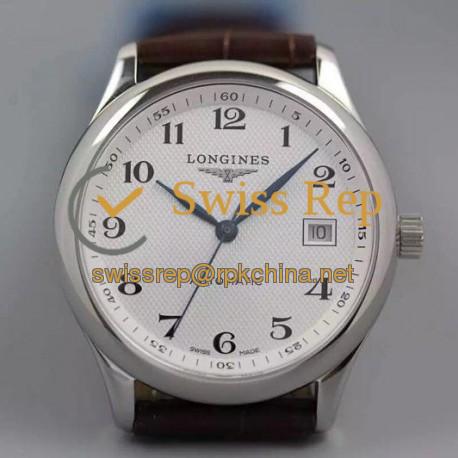 Replica Longines Master Collection Stainless Steel White Dial Swiss 2824-2