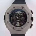 Replica Audemars Piguet Royal Oak Concept Laptimer Michael Schumacher Stainless Steel Skeleton Dial Swiss Quartz 2713