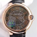 Replica Cartier Ballon Bleu Rose Gold Brown Dial Swiss 2836-2