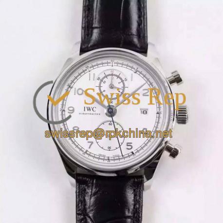 Replica IWC Portuguese Chronograph Classic IW390403 Stainless Steel White Dial Swiss 89361