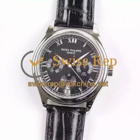 Replica Patek Philippe Annual Calendar 5035P Stainless Steel Black Dial Swiss PP 315SQA