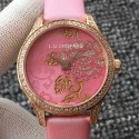 Replica Chopard L.U.C XP Esprit de Fleurier Peony Rose Gold & Diamonds Pink Dial Swiss L.U.C 96.23-L