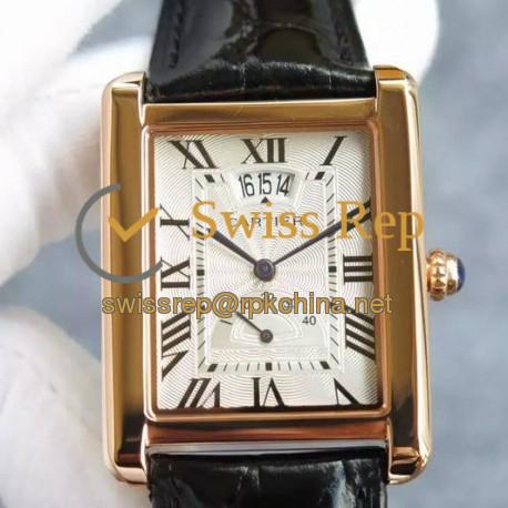 Replica Cartier Tank Louis Cartier Extra Large W1560003 Rose Gold White Dial Swiss 2824-2