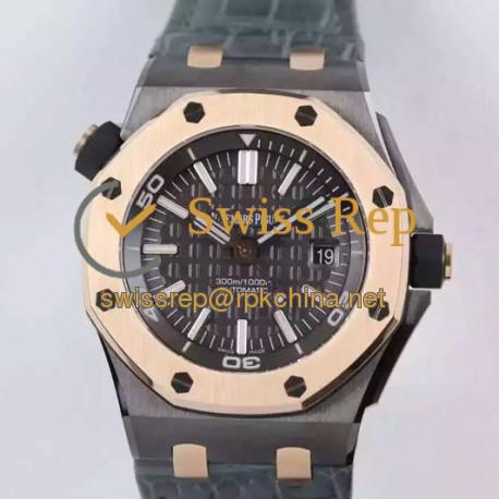 Replica Audemars Piguet Royal Oak Offshore QEII Cup 2014 15709TR.OO.A005CR.01 Titanium Gray Dial Swiss 3120