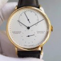 Replica Nomos Lambda Yellow Gold White Dial German DUW 1001