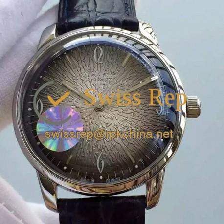 Replica Glashutte Senator Sixties Stainless Steel Gray Dial Swiss Caliber 39-52