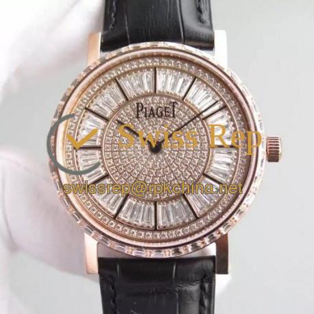 Replica Piaget Altiplano Rose Gold Diamonds Dial Swiss 1208P