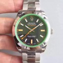 Replica Rolex Milgauss 116400GV JF Stainless Steel Black Dial Swiss 2836-2