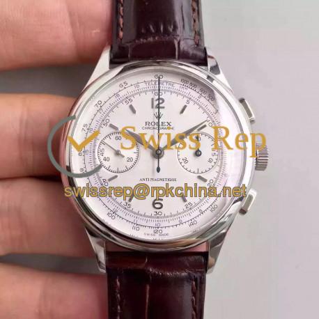 Replica Rolex Chronographe 66658 BP Stainless Steel White Dial Swiss Lemania Run 9@SEC