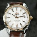 Replica Omega Seamaster Aqua Terra 150M 41MM Rose Gold & Stainless Steel White Dial Swiss 8500