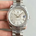 Replica Rolex Day-Date 40 228239 40MM KW Stainless Steel Sundust Dial Swiss 3255