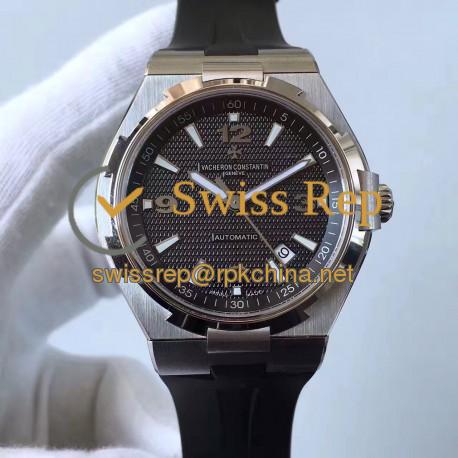 Replica Vacheron Constantin Overseas 47040 Stainless Steel Black Dial Swiss 2824-2