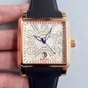 Replica Franck Muller Conquistador Cortez King 10000KSC ZX Rose Gold White Dial Swiss 2824-2