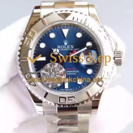 Replica Rolex Yacht-Master 40 116622 JF Stainless Steel Blue Dial Swiss 3135