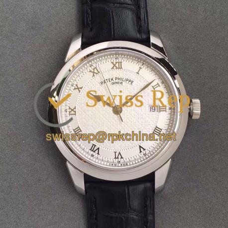 Replica Patek Philippe Calatrava 5296 Stainless Steel White Dial Swiss 324SC