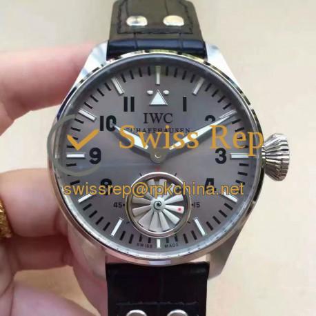 Replica IWC Big Pilot Markus Buhler IW5003 Stainless Steel Gray Dial Swiss 6498