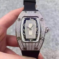 RM07 Ladies SS & Diamonds White & Diamonds Dial M6T51