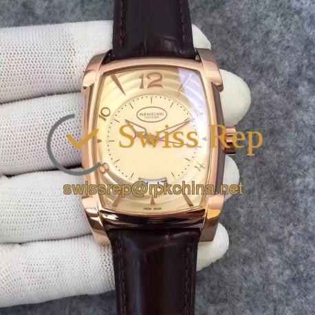 Replica Parmigiani Fleurier Kalpa Grande PFC123-0000102 Rose Gold Champagne Dial Swiss PF331.01